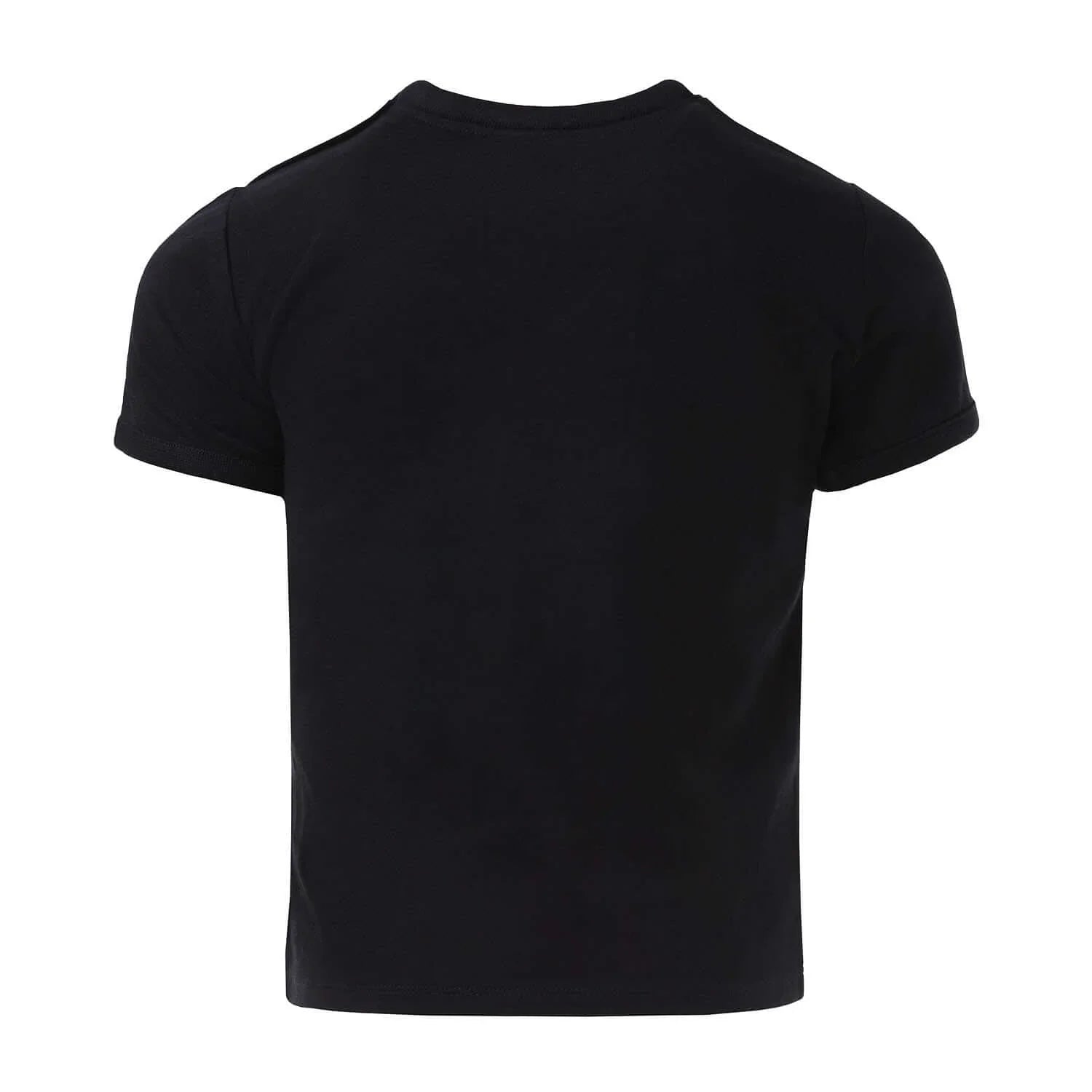 organic kids black t-shirt
