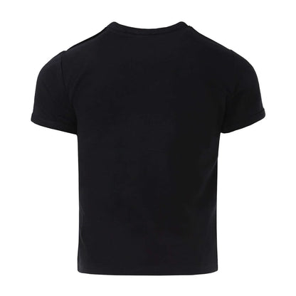 organic kids black t-shirt