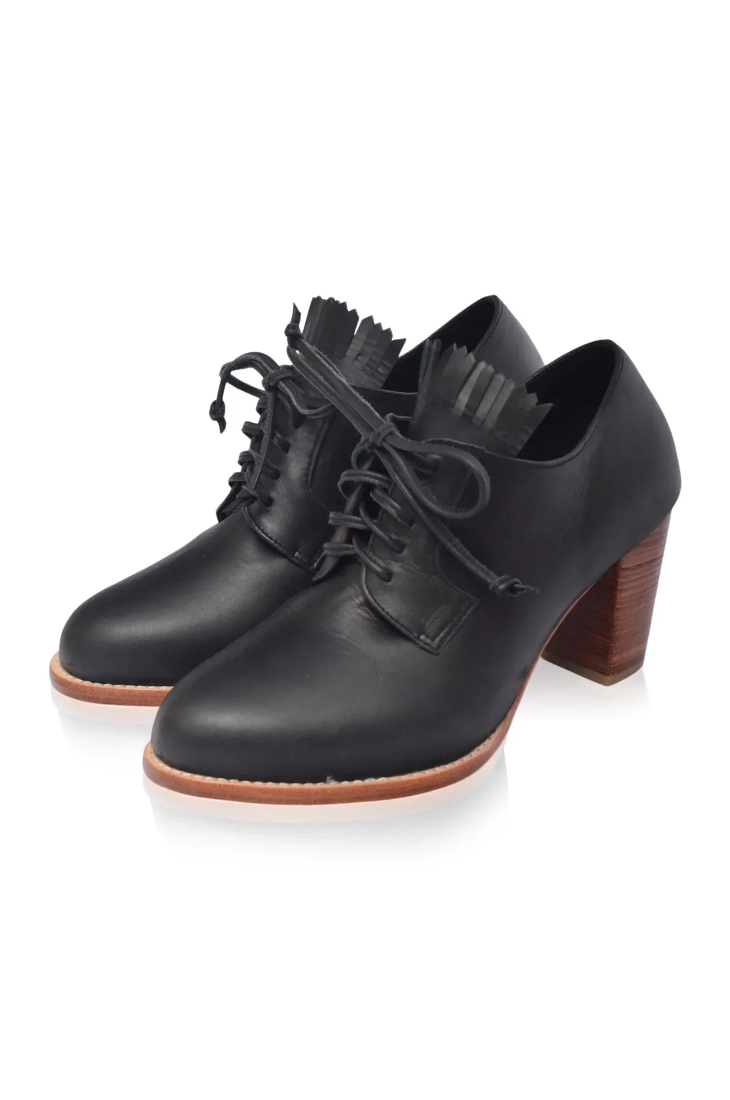 Lyon Lace-up Leather Oxfords - Modz Designs