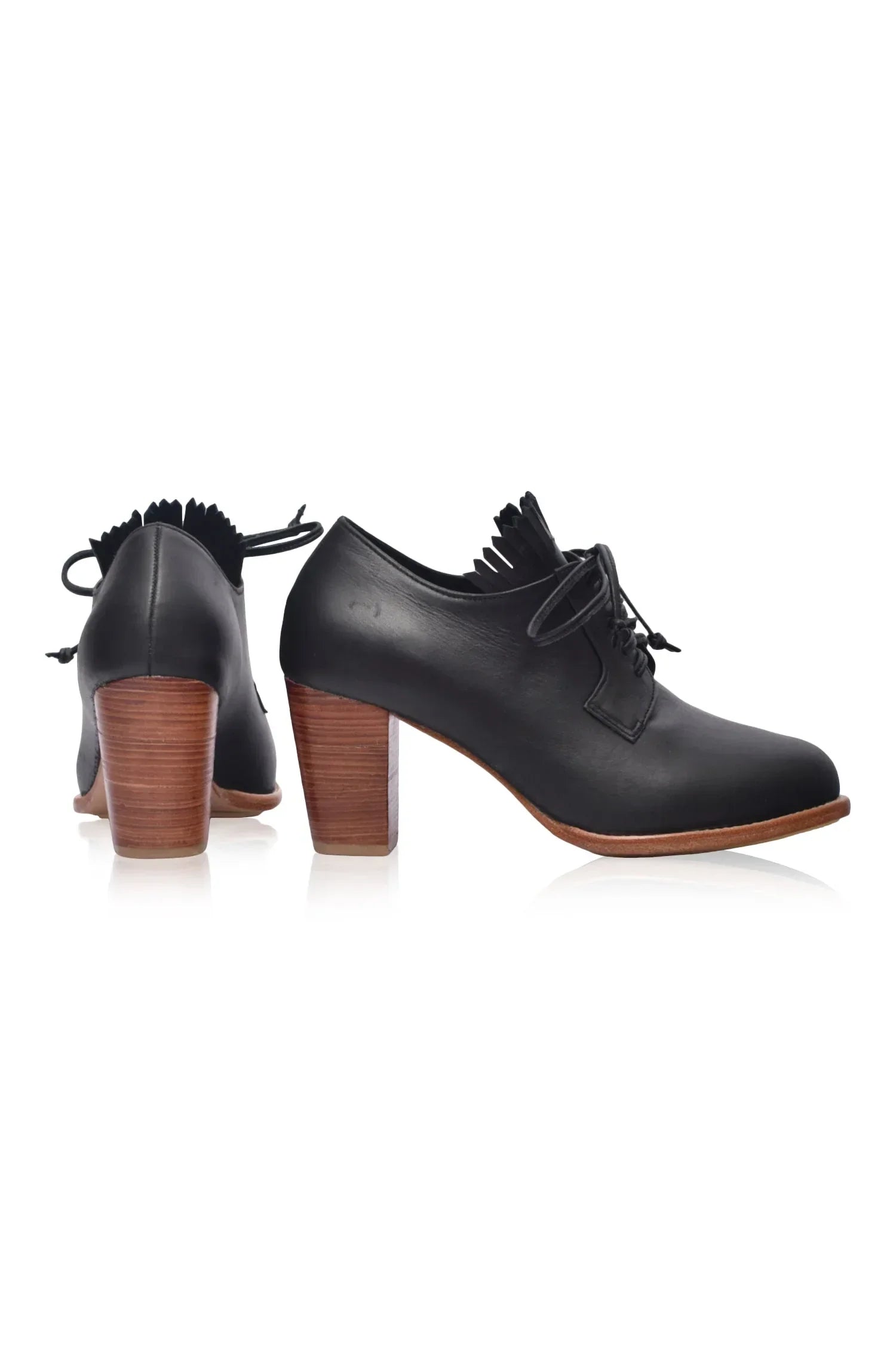 Lyon Lace-up Leather Oxfords - Modz Designs