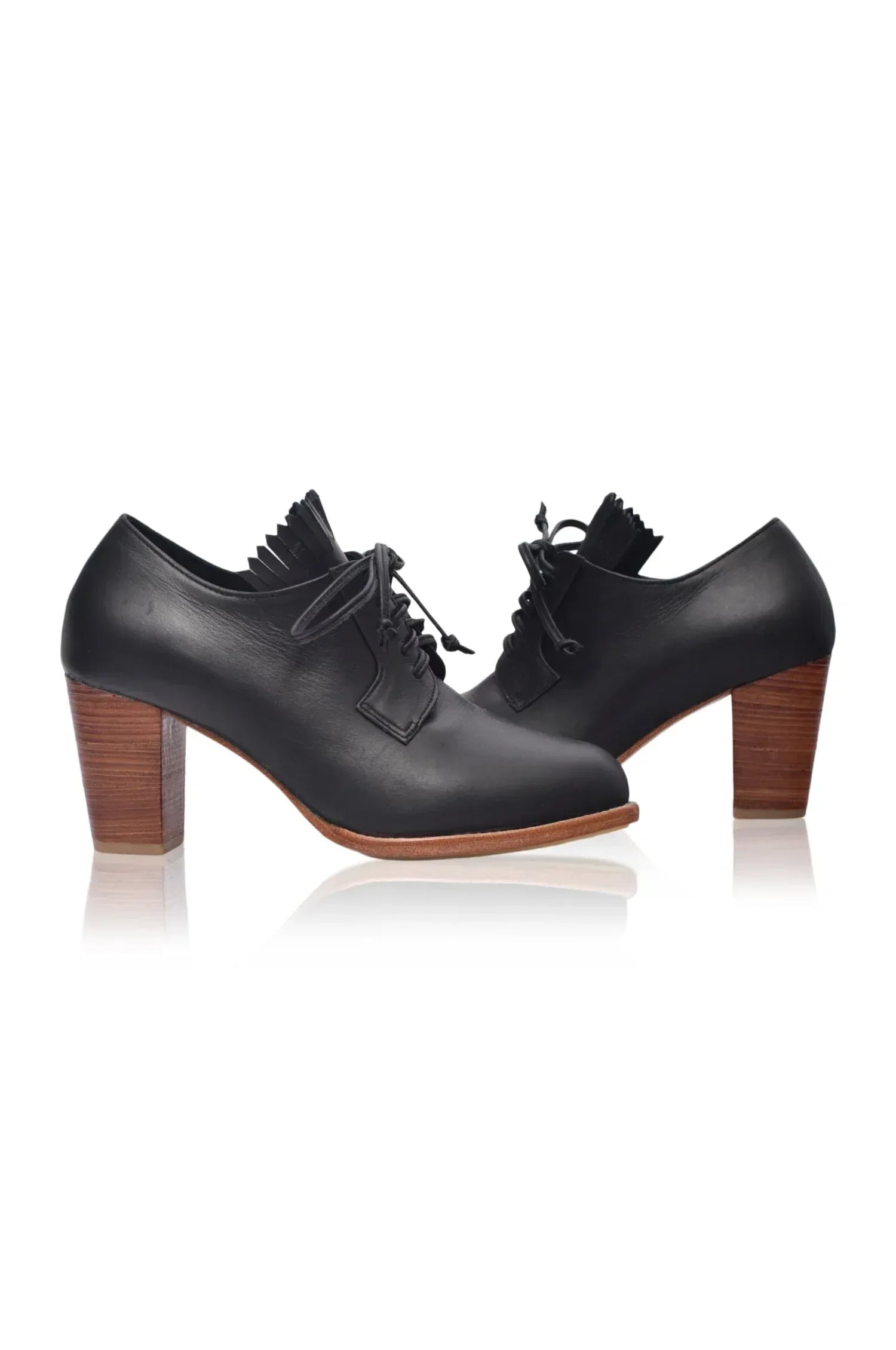 Lyon Lace-up Leather Oxfords - Modz Designs