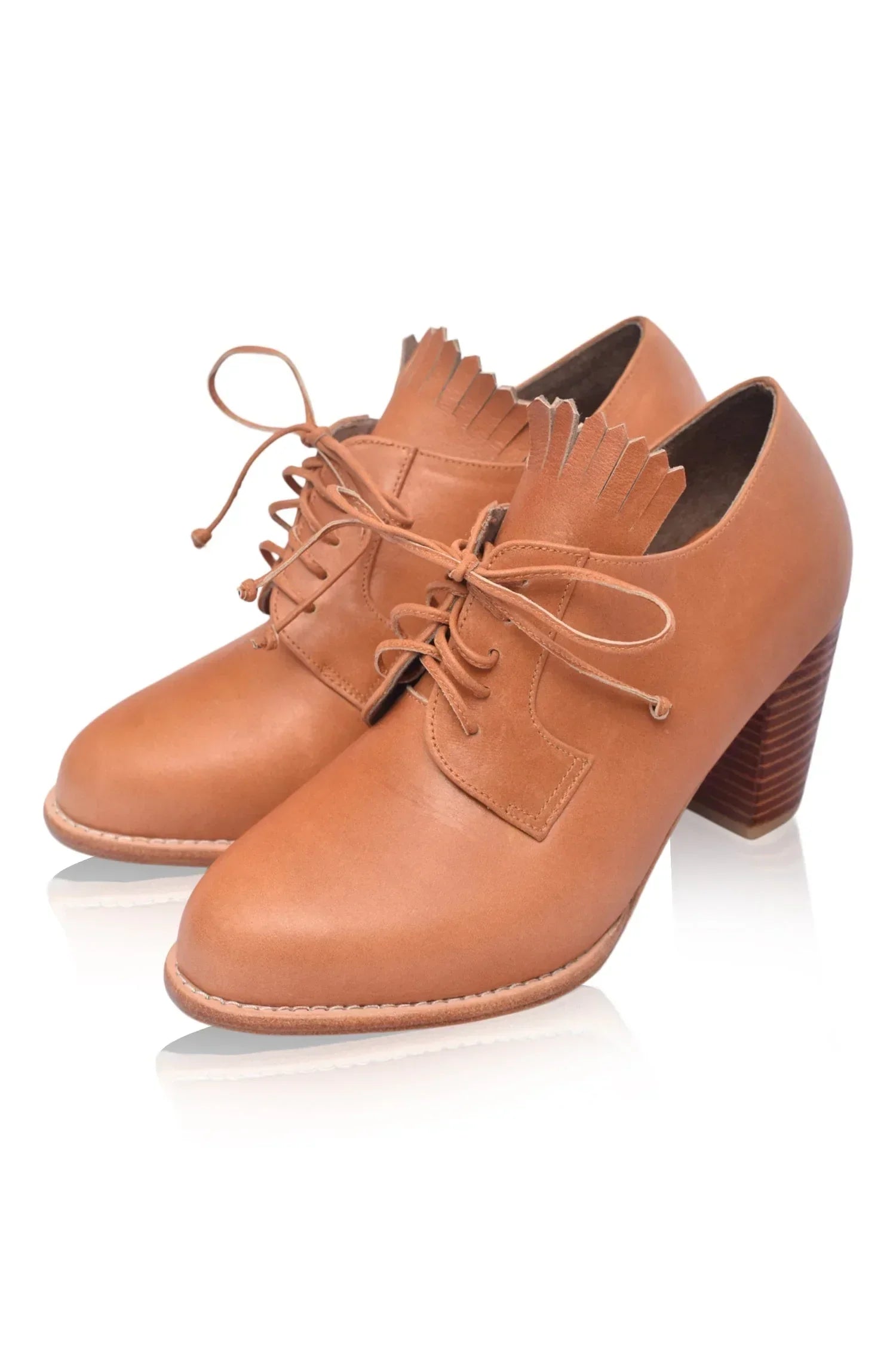 Lyon Lace-up Leather Oxfords - Modz Designs