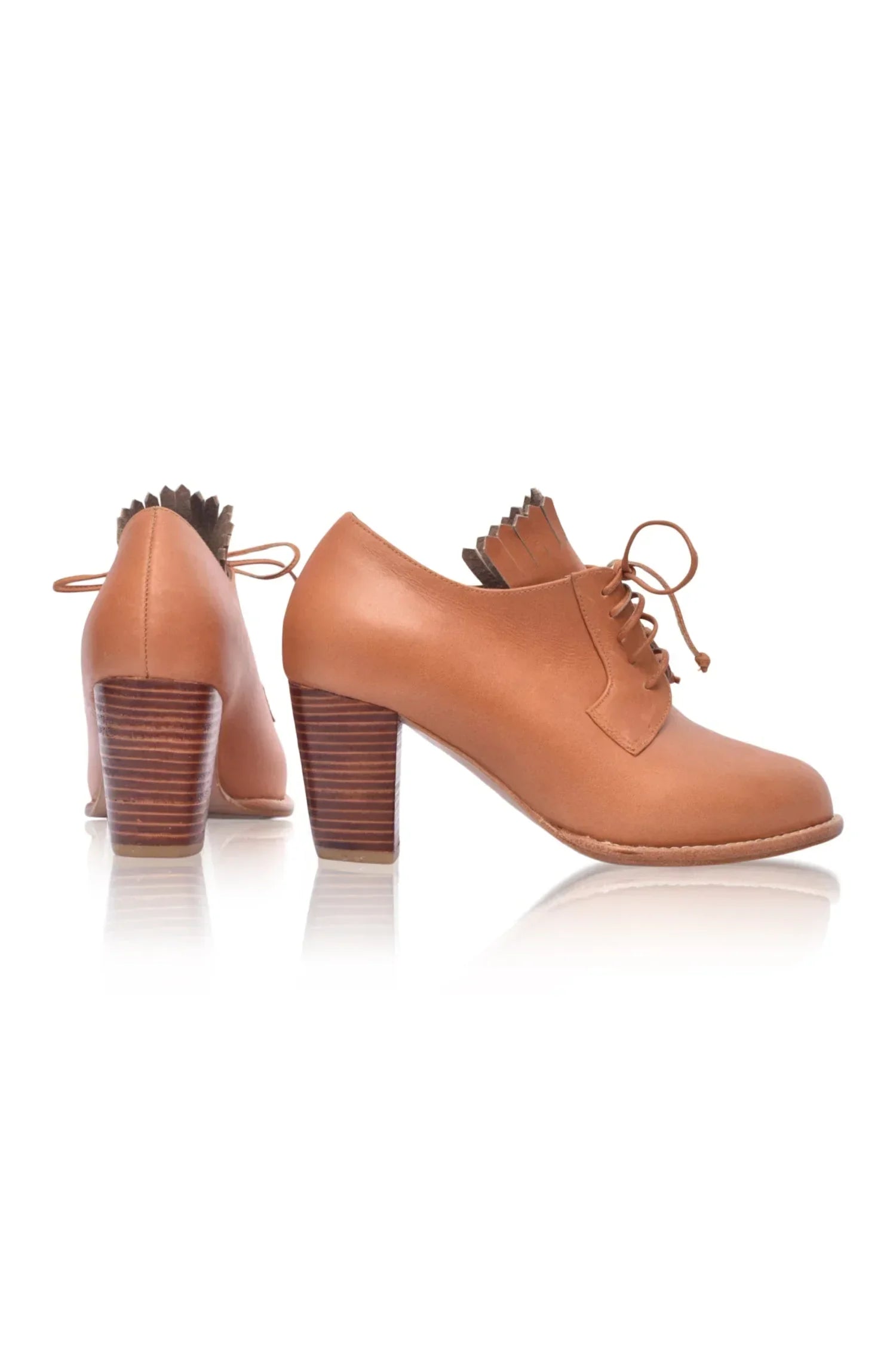 Lyon Lace-up Leather Oxfords - Modz Designs