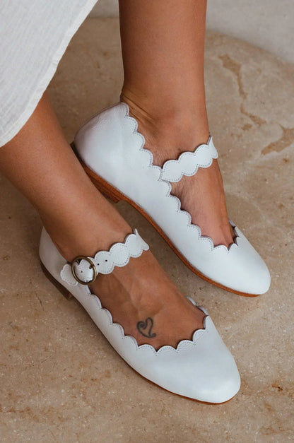 Mia Rosa Leather Ballet Flats - Modz Designs