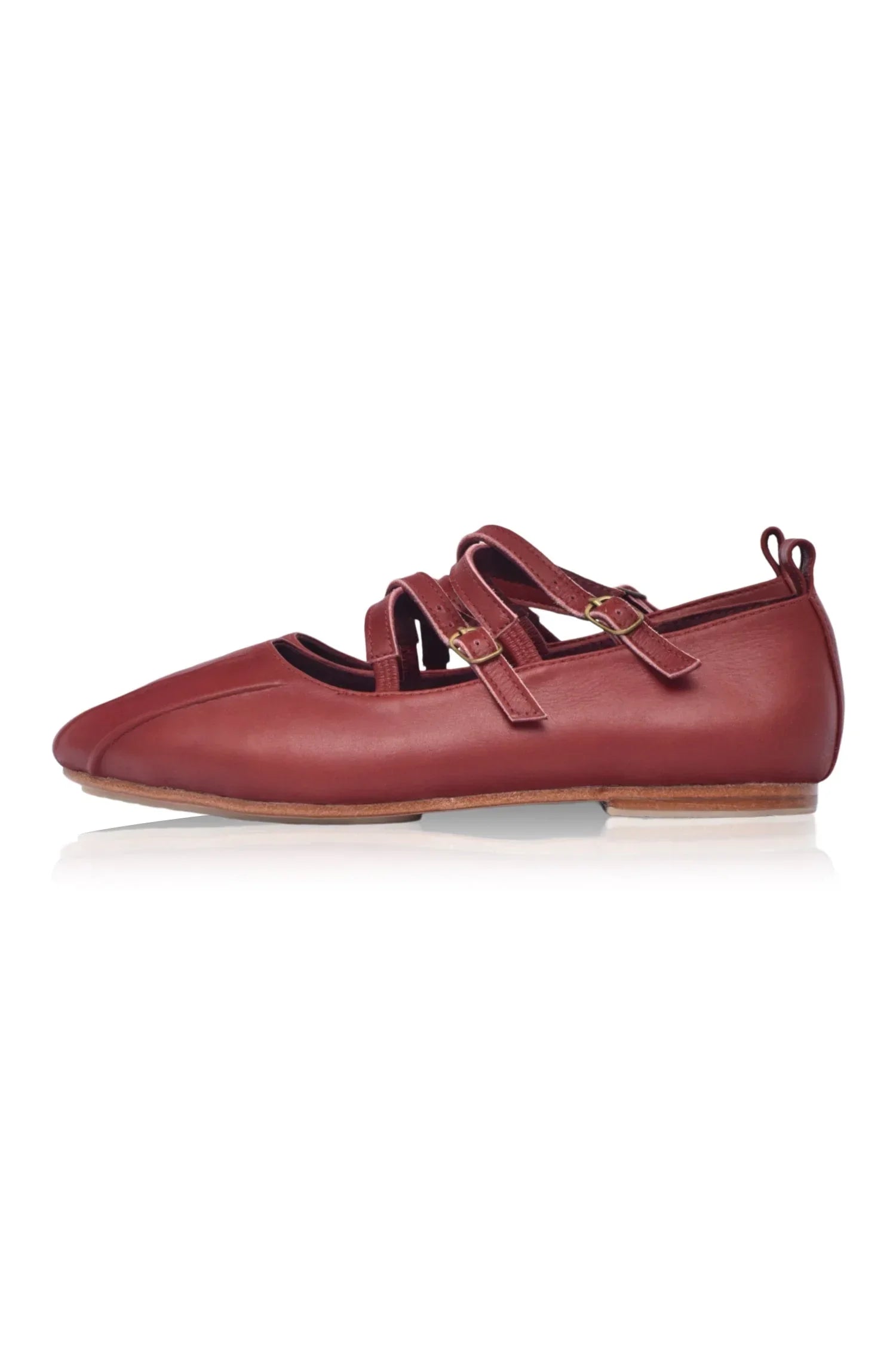Obsession Criss Cross Leather Flats - Modz Designs