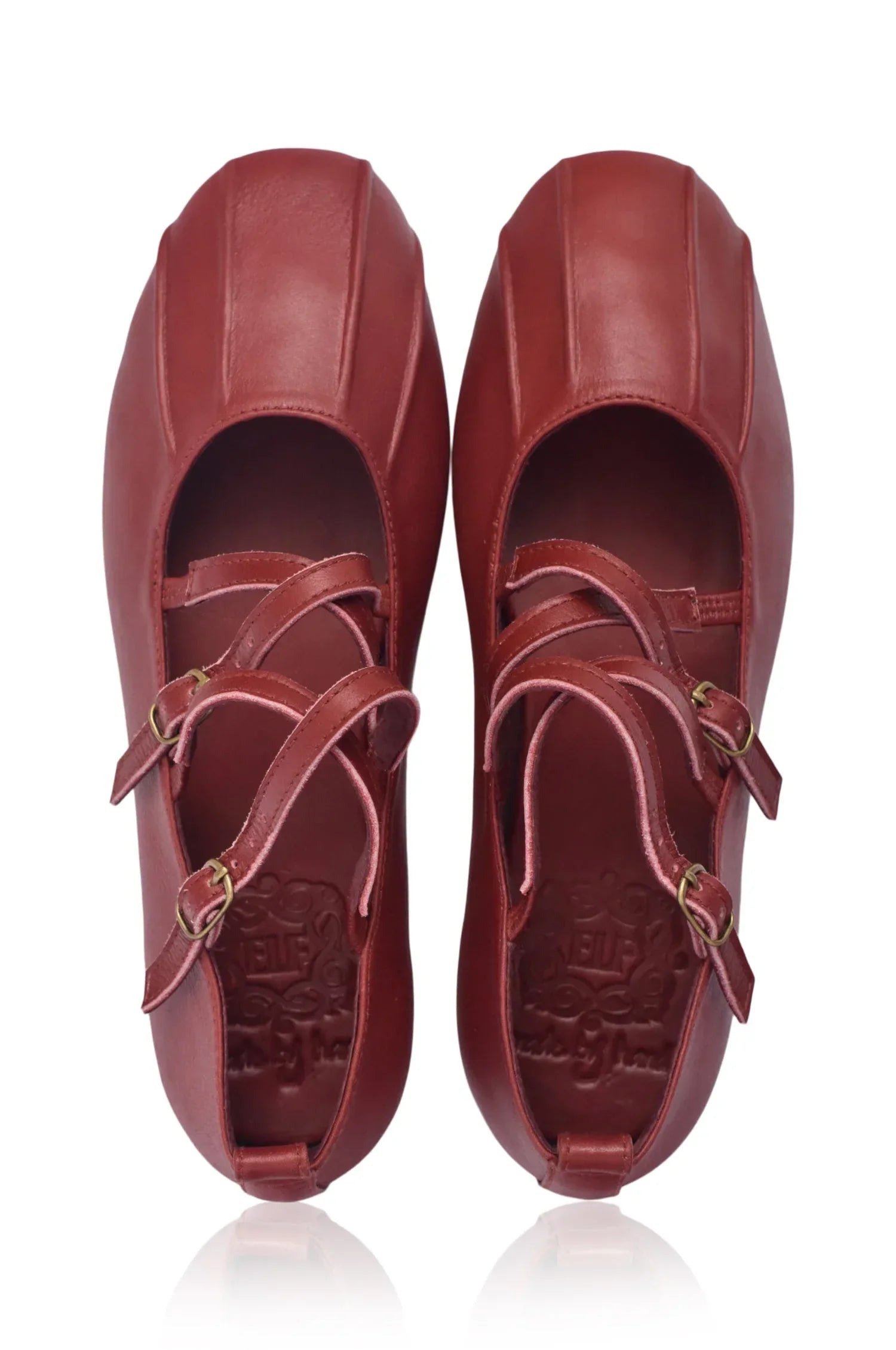 Obsession Criss Cross Leather Flats - Modz Designs