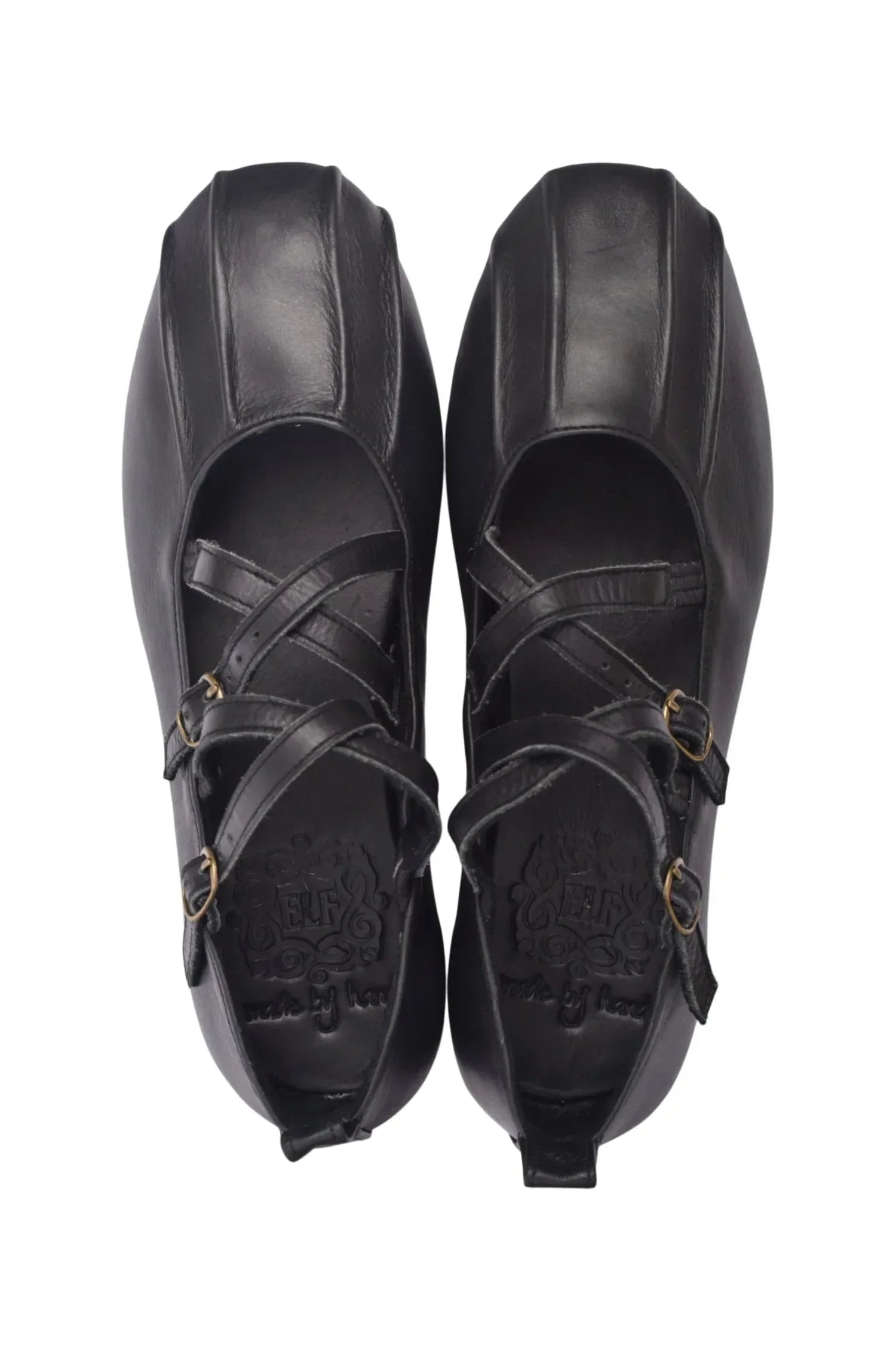 Obsession Criss Cross Leather Flats - Modz Designs