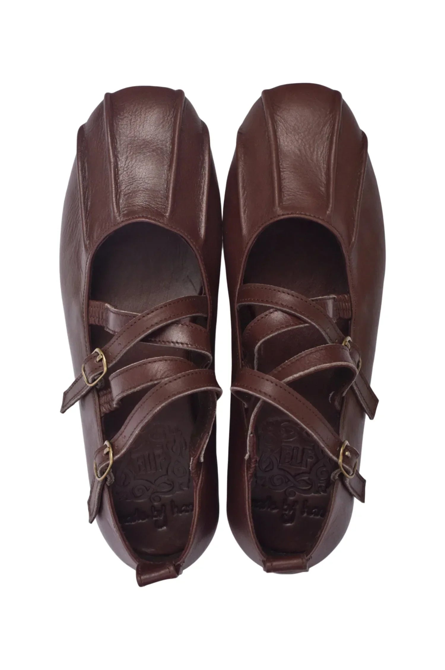 Obsession Criss Cross Leather Flats - Modz Designs