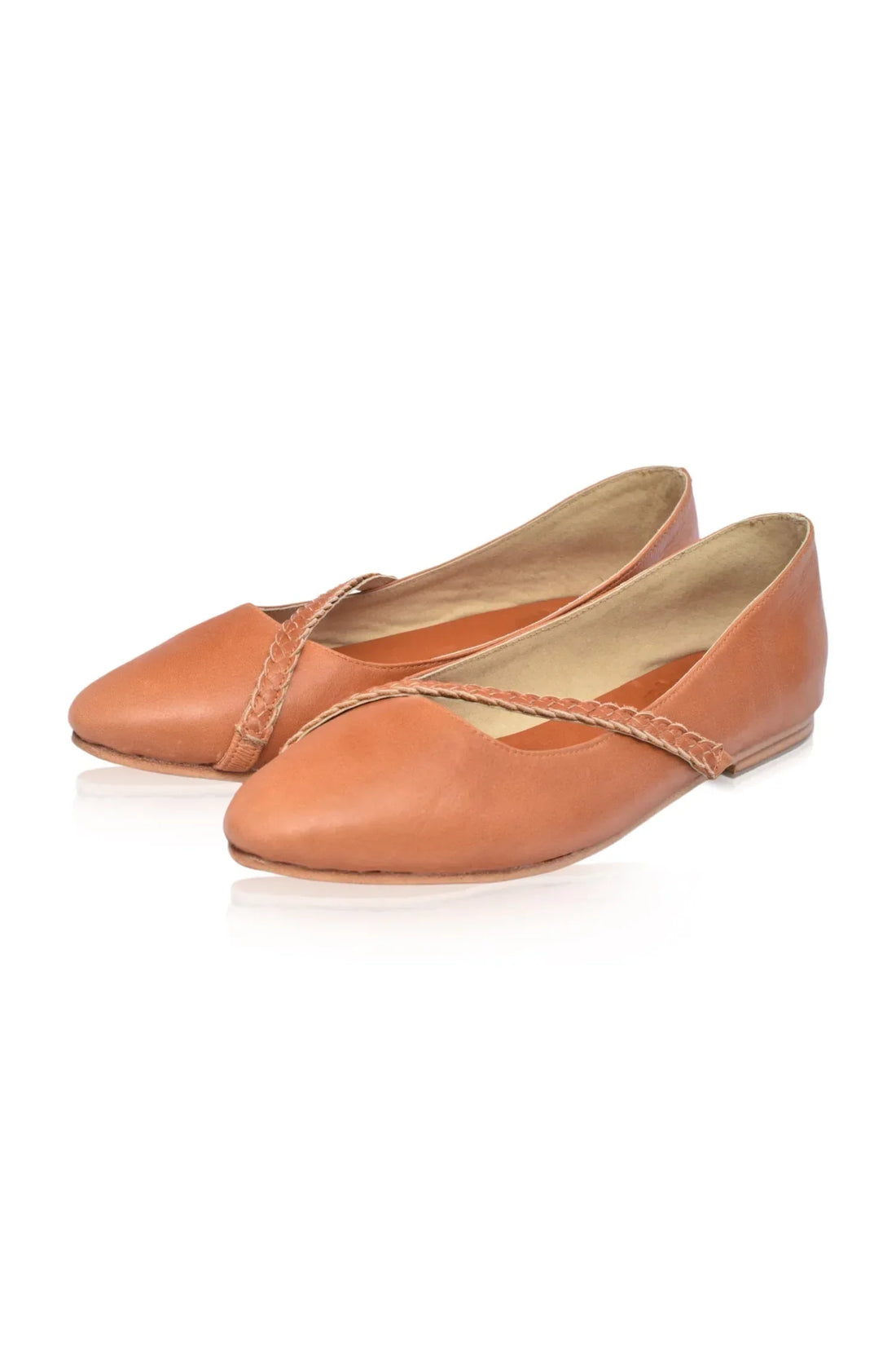 Orenda Elegant Leather Ballet Flats - Modz Designs