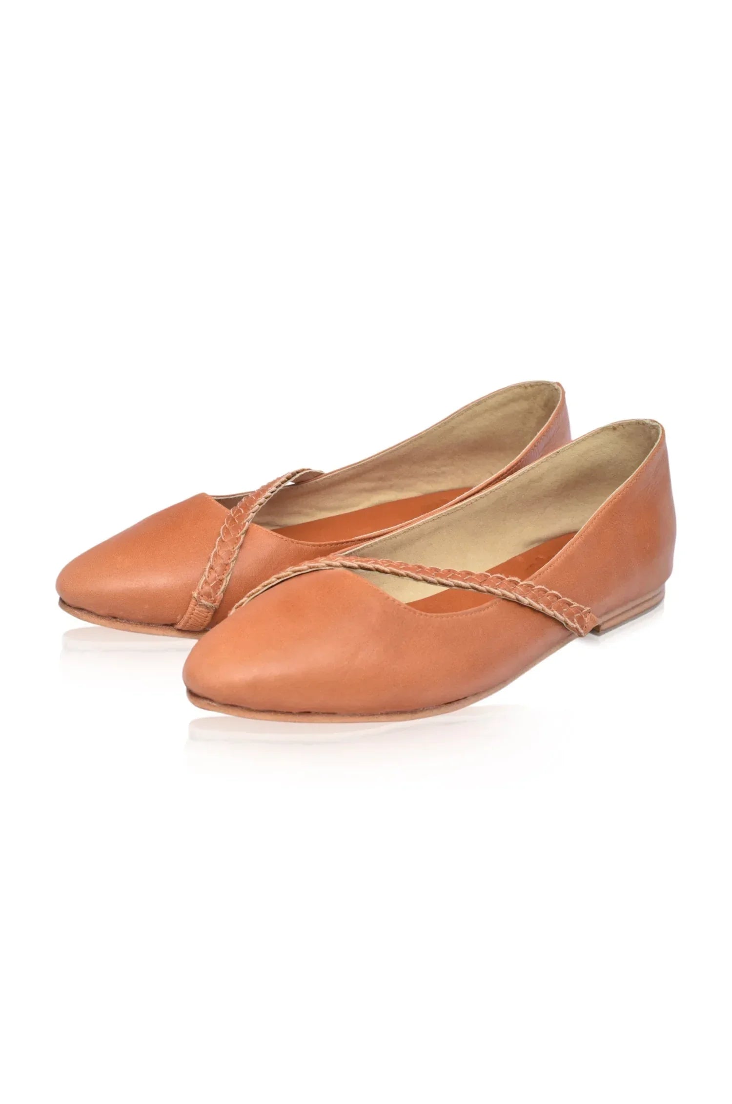 Orenda Elegant Leather Ballet Flats - Modz Designs