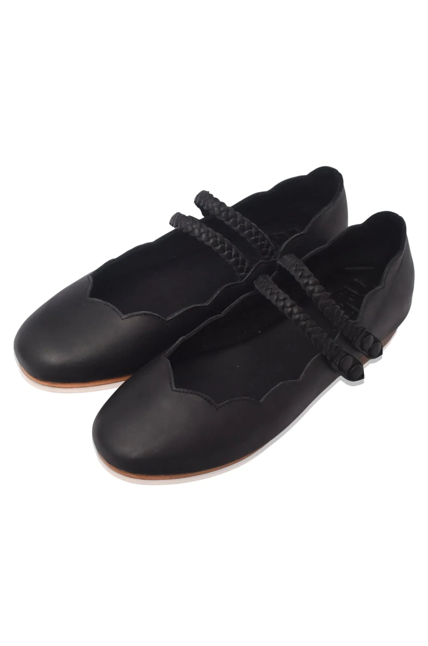 Prima Scalloped Ballet Flats - Modz Designs