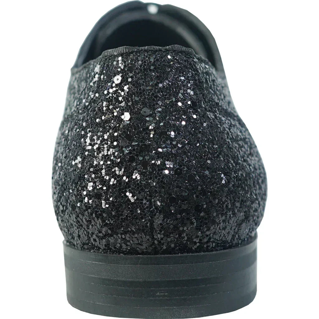 BRAVO Men Dress Shoe PROM-3 Loafer Shoe for Prom &amp; Wedding Black - Modz Designs