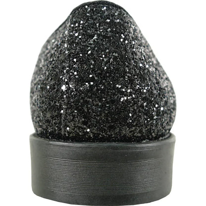 BRAVO Men Dress Shoe PROM-8 Loafer Shoe for Prom &amp; Wedding Black - Modz Designs