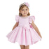 girls formal satin dress
