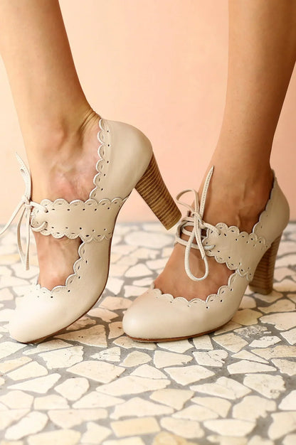 Paradise Bird Leather Heels - Modz Designs