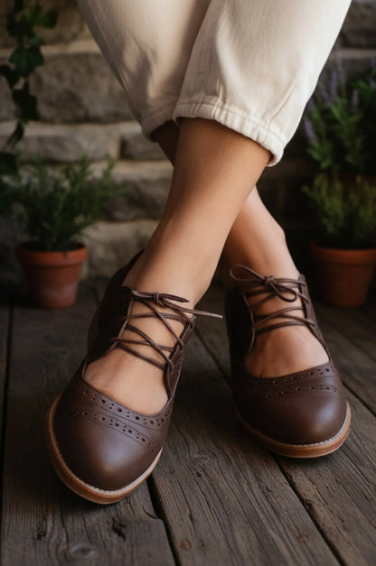 Scandinavia Leather Oxfords - Modz Designs