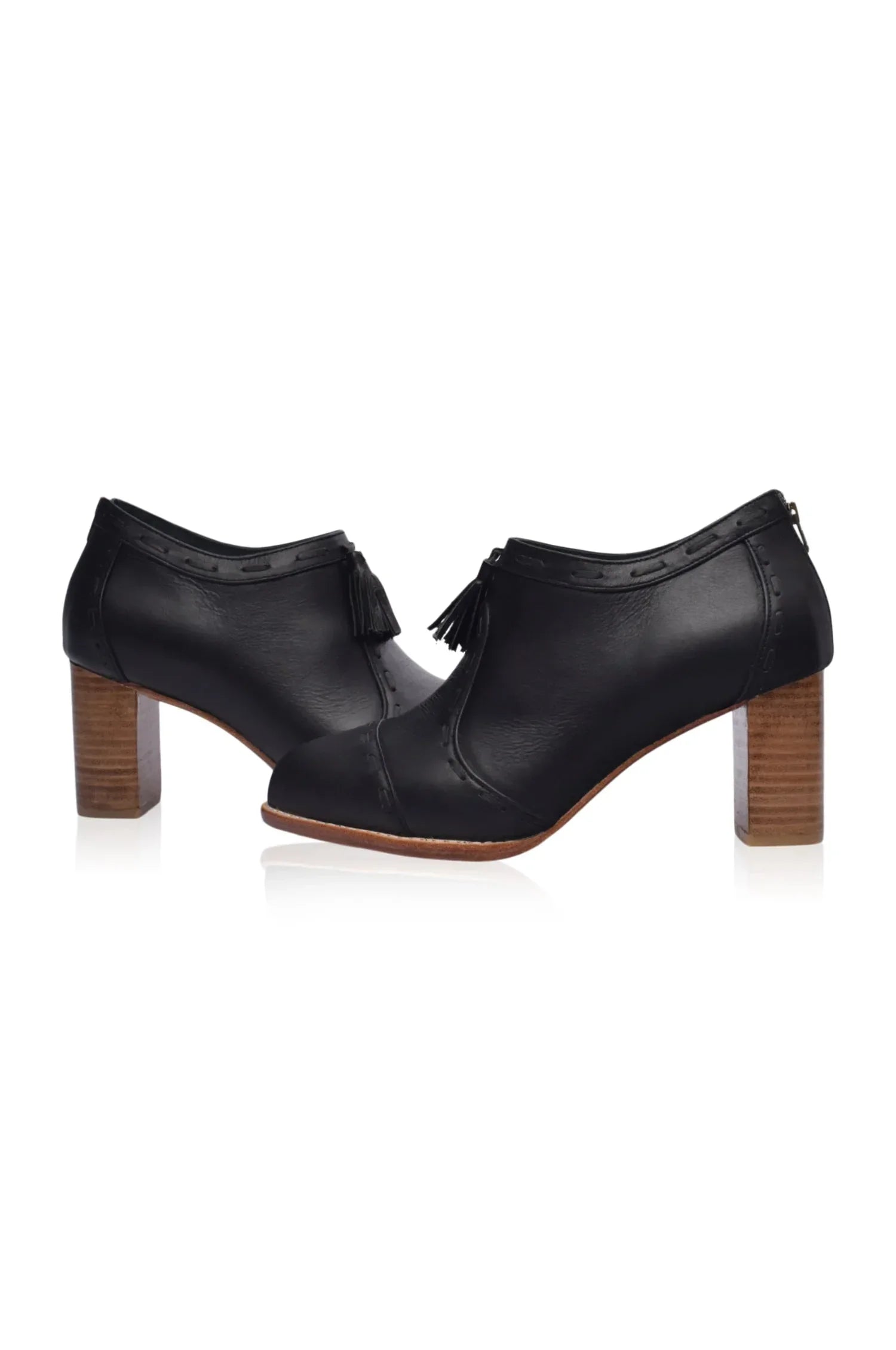 Sensational Leather Booties (Sz. 8) - Modz Designs