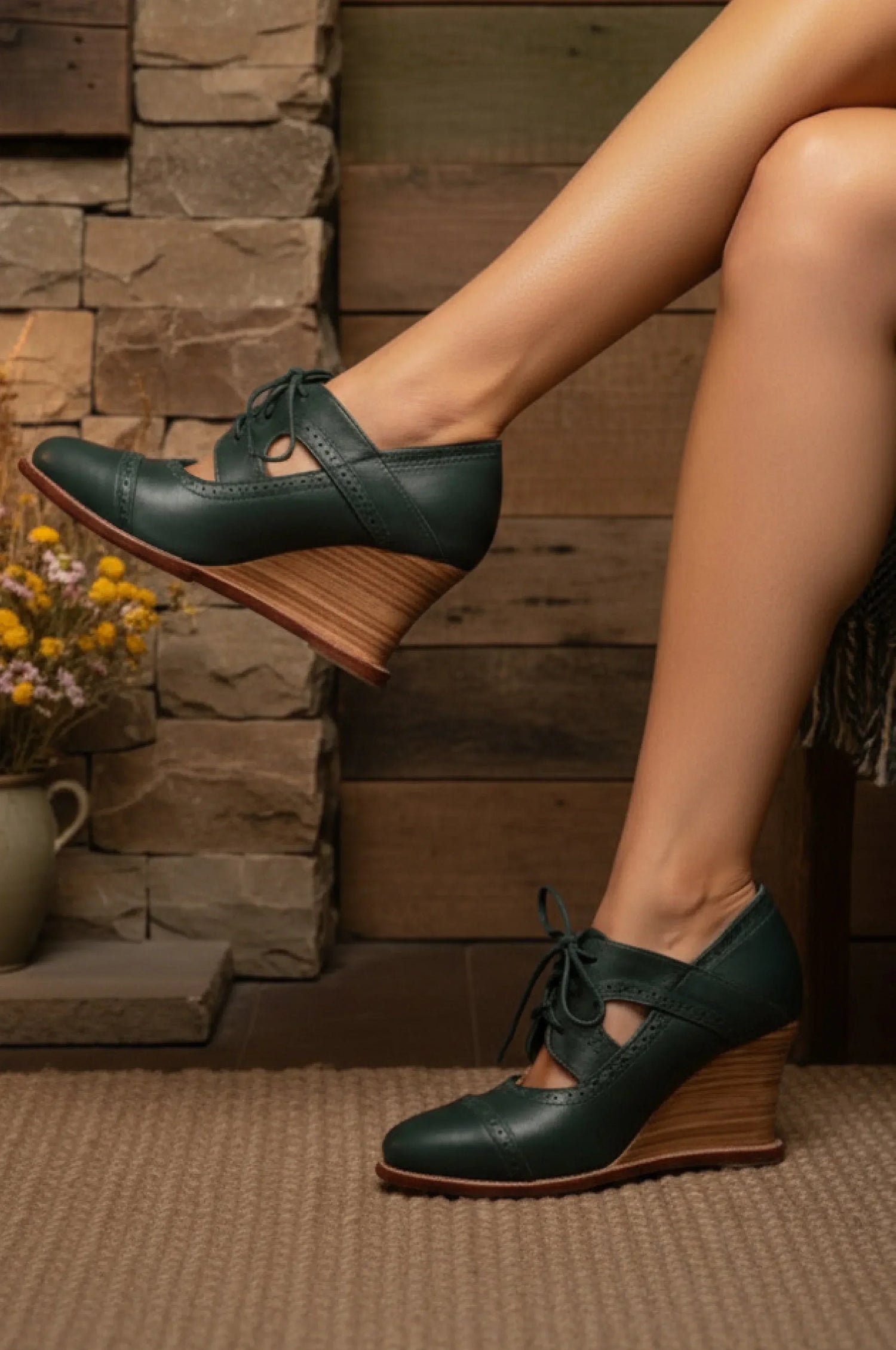 Stockholm Oxford Wedges - Modz Designs