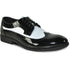 "Telford" Black and White Vangelo Tuxedo Shoes - Modz Designs