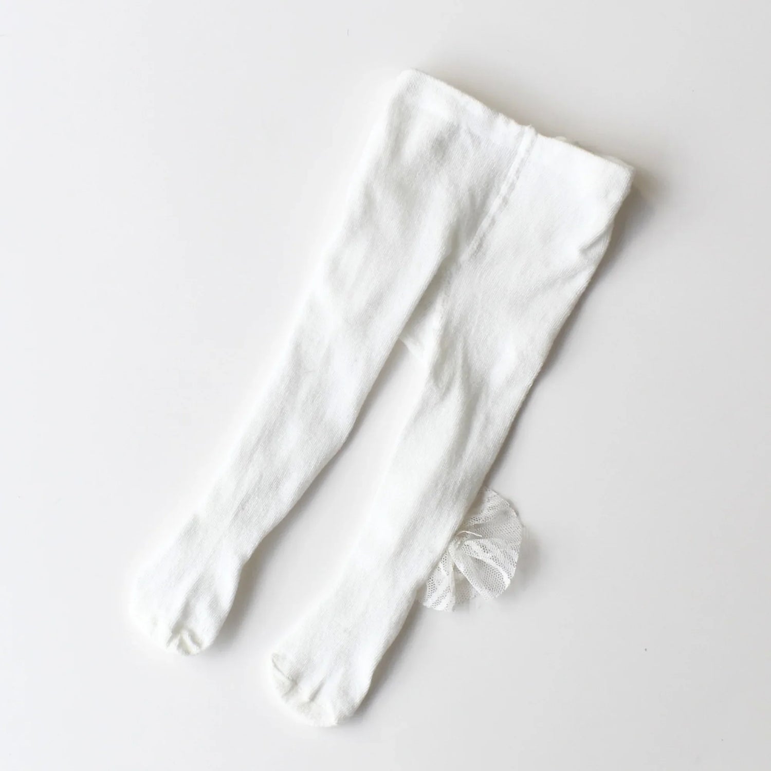 Baby Bliss Baby Shoes Set cozy white tights with a delicate bow, perfect for adding elegance to your baby&