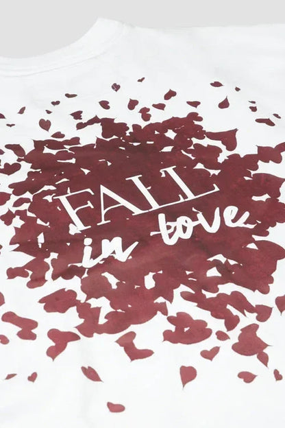 Fall In Love Oversized Tee - Modz Designs