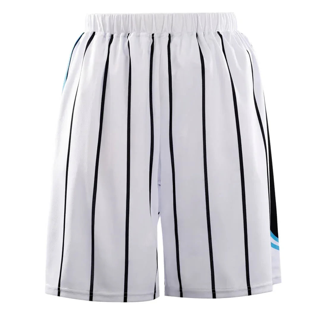 White Stripes Club Design Basketball Shirts and Shorts - Modz Designs