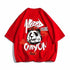 Hip hop tees shirt Panda print cotton short sleeve loose cool men T shirt casual o-neck Summer mens Punk tshirt Fashion