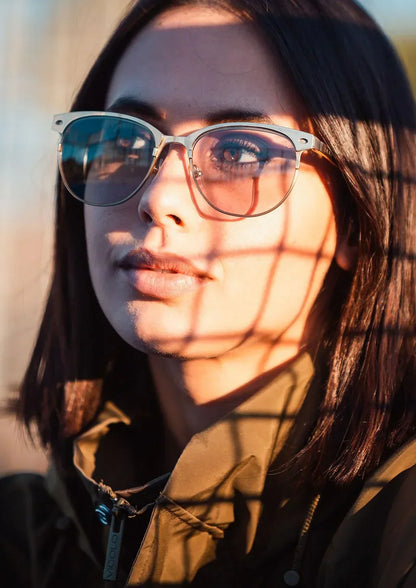 Titanium Clubmasters Sunglasses - V2 - 24K GOLD Plated - Modz Designs