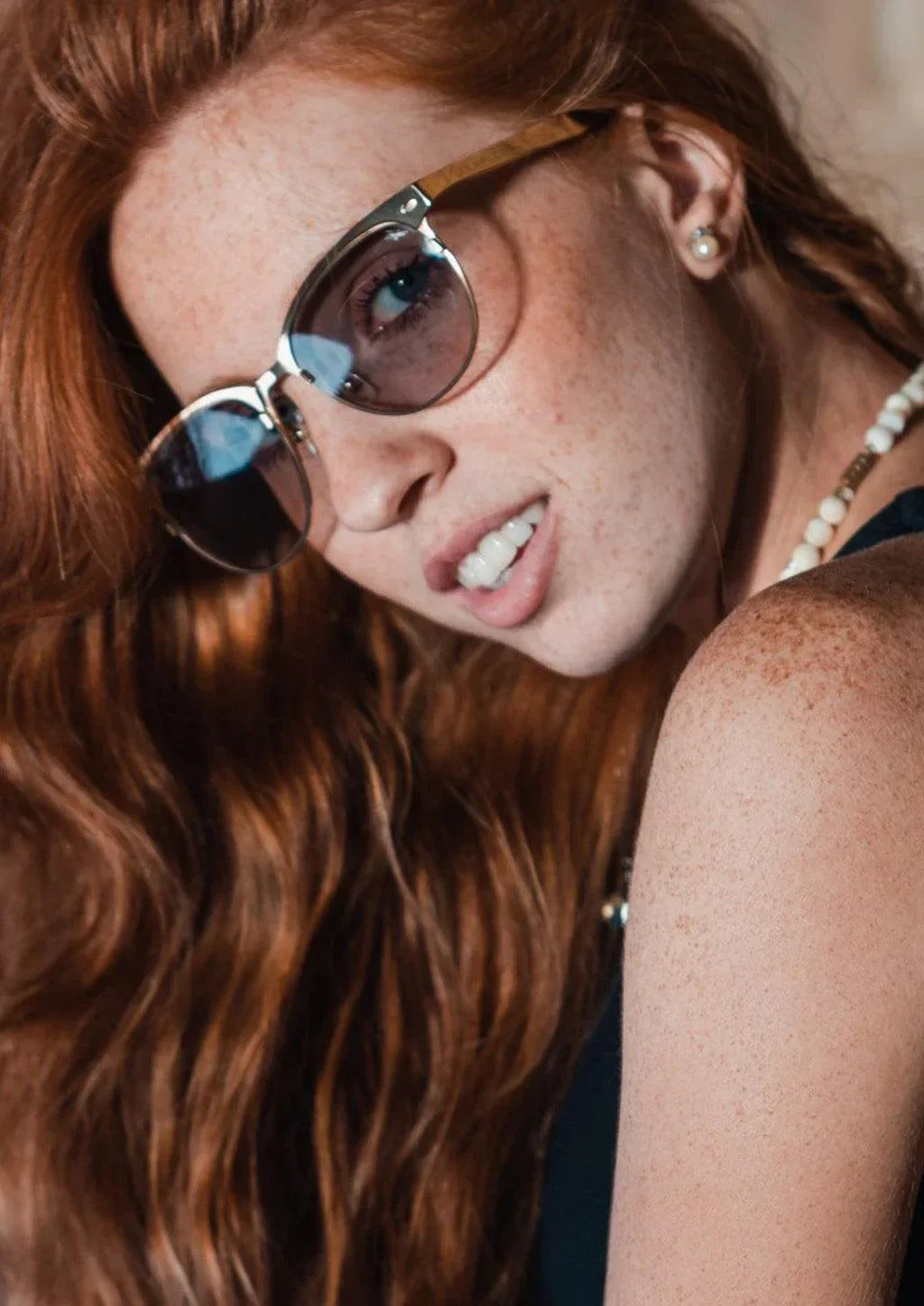 Titanium Clubmasters Sunglasses - V2 - 24K GOLD Plated - Modz Designs