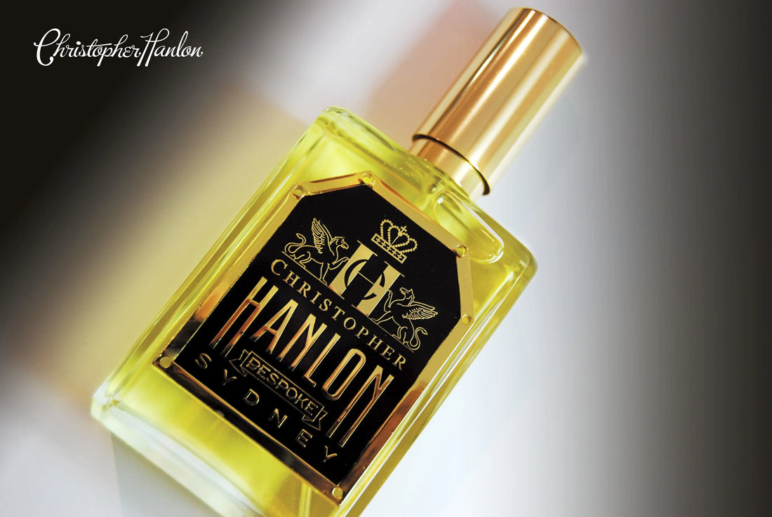 CHRISTOPHER HANLON® Bespoke | ARCHIVE PERFUME Collection | No1994 bottle with golden cap.