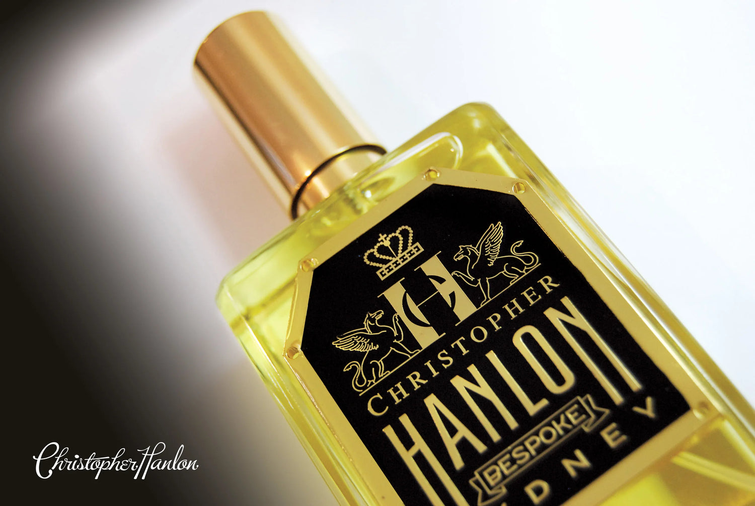 CHRISTOPHER HANLON® Bespoke | ARCHIVE PERFUME Collection | No1994 bottle with gold accents