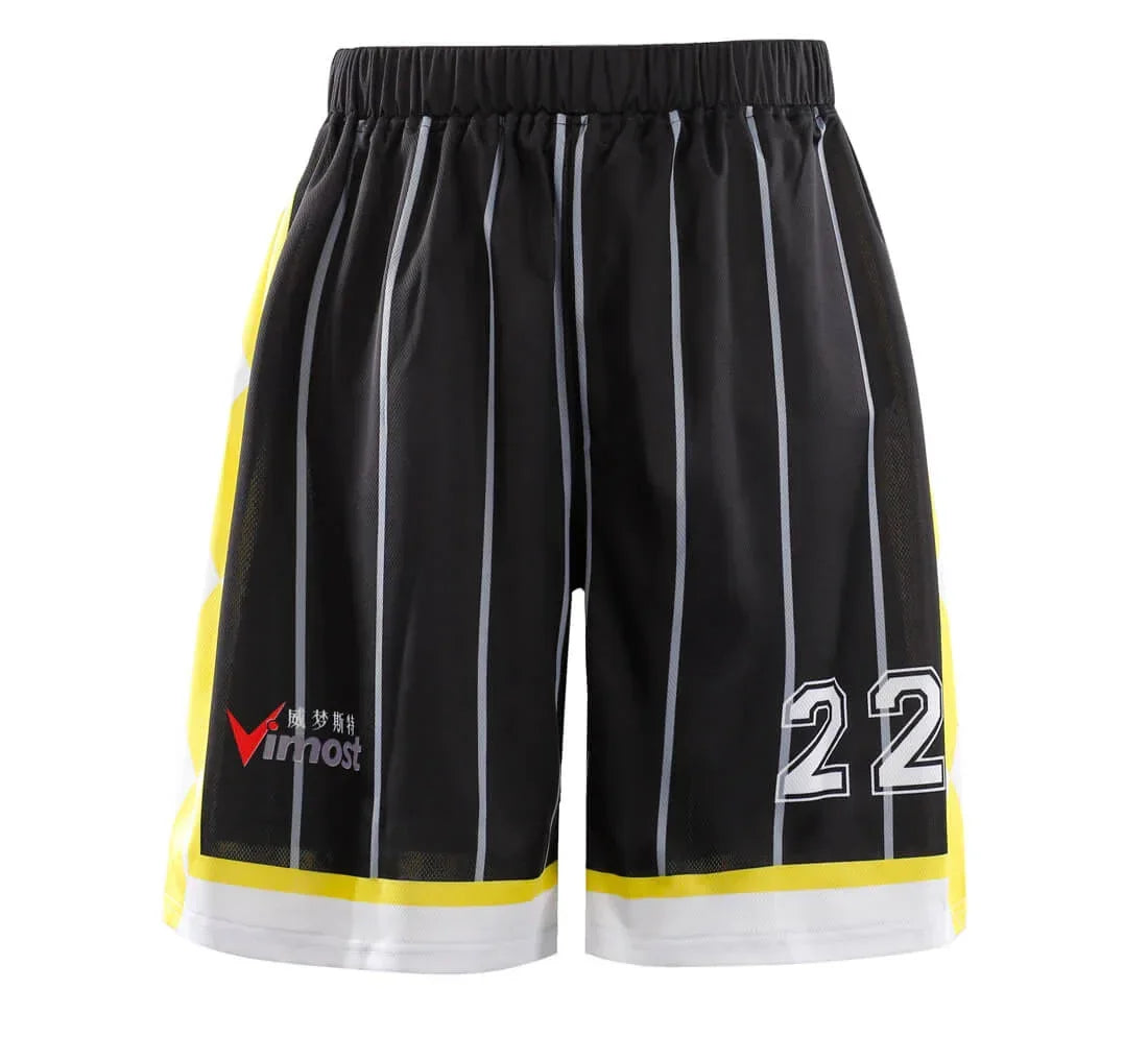 Black Stripes Design Basketball Shirts and Shorts - Modz Designs