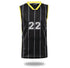 Black Stripes Design Basketball Shirts and Shorts - Modz Designs