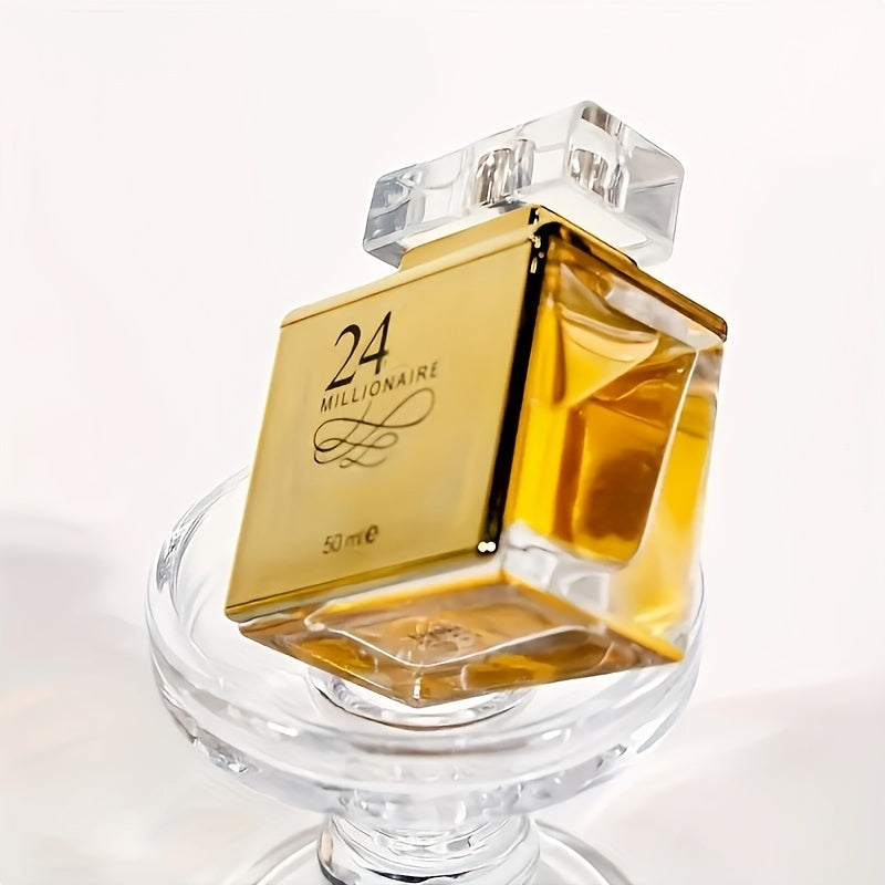 NNETM 24 Millionaire Vanilla Perfume for Women in elegant bottle on display.