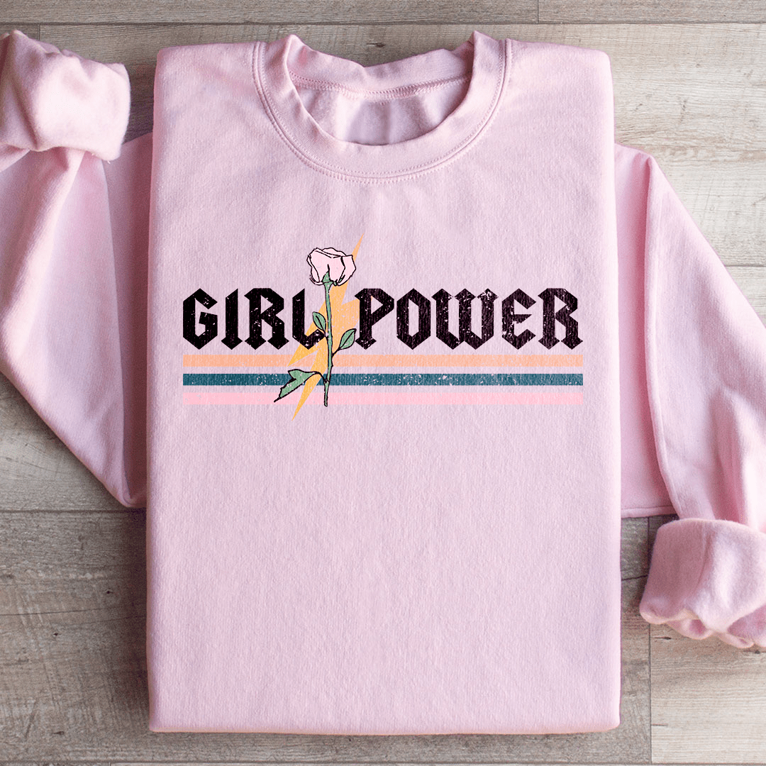 Pink sweatshirt featuring &