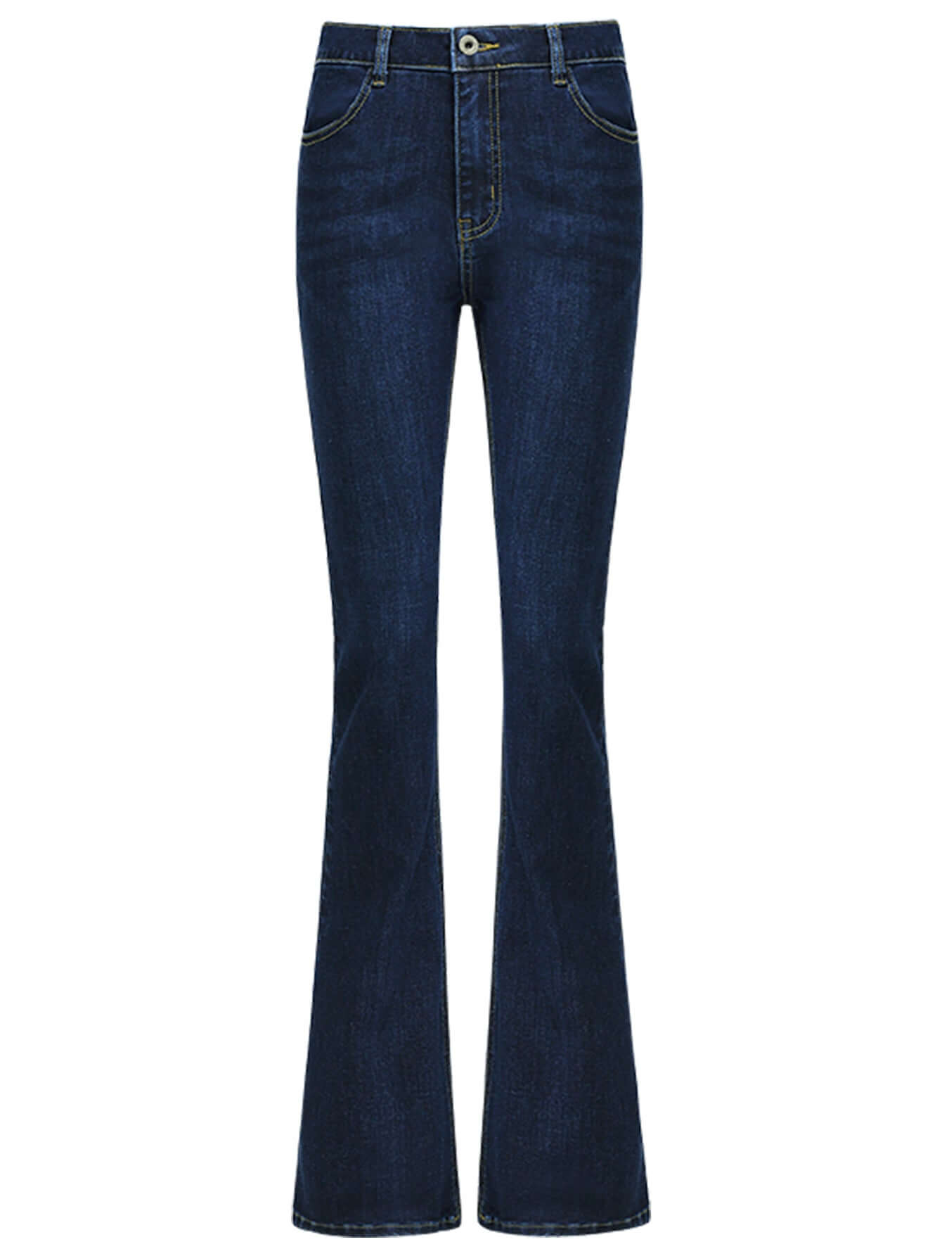 High Rise Cowgirl Navy Flared Jeans - Modz Designs