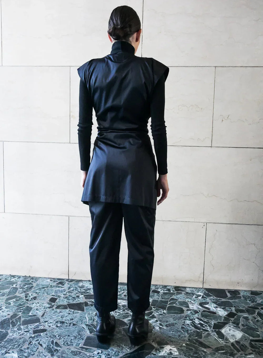 Adjustable Vest with Belt - Black/Olive/Ocra Newlife - Modz Designs