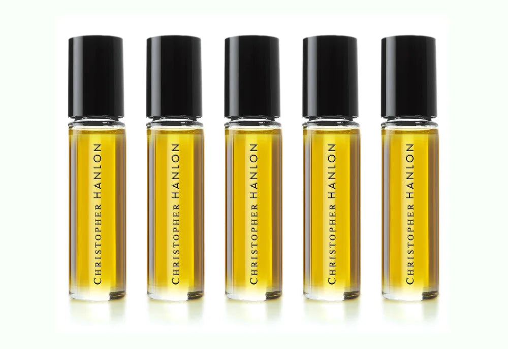 The COMPLETE PERFUME LIBRARY COLLECTION (Pick 5). *FREE offer. Five signature 10ml vials of Christopher Hanlon perfumes.