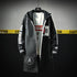 The North Fashion Long Coat Autumn Zipper Windproof Slim Windbreaker Mens Large Size Hip Hop Jackets Clothes Face
