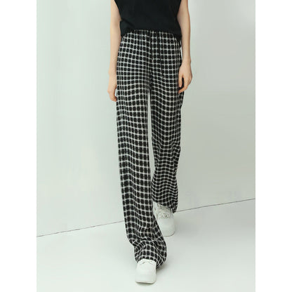 Slouchy Relaxed Fit Casual Checkered Pants - Modz Designs