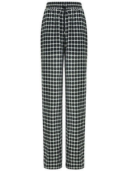 Slouchy Relaxed Fit Casual Checkered Pants - Modz Designs