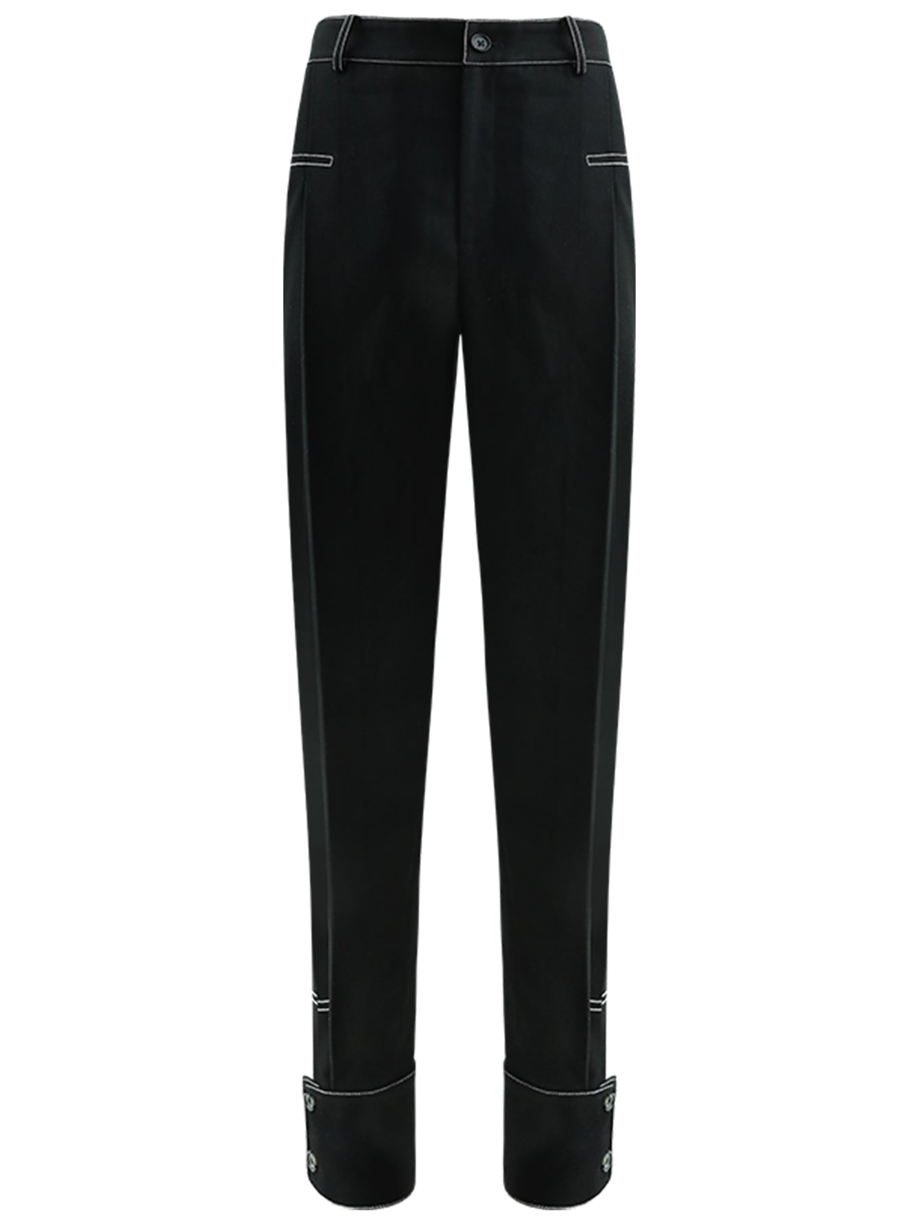 Stylish Black Pants with Front Ankle Slits - Modz Designs