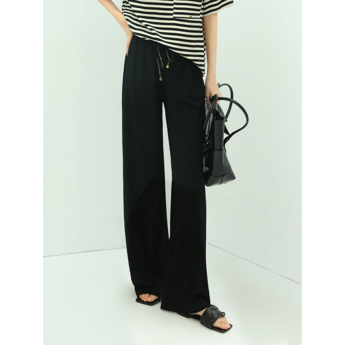 Urban High Rise Wide Leg Knitted Pants - Modz Designs