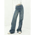 Washed Denim Flared Blue Jeans - Modz Designs